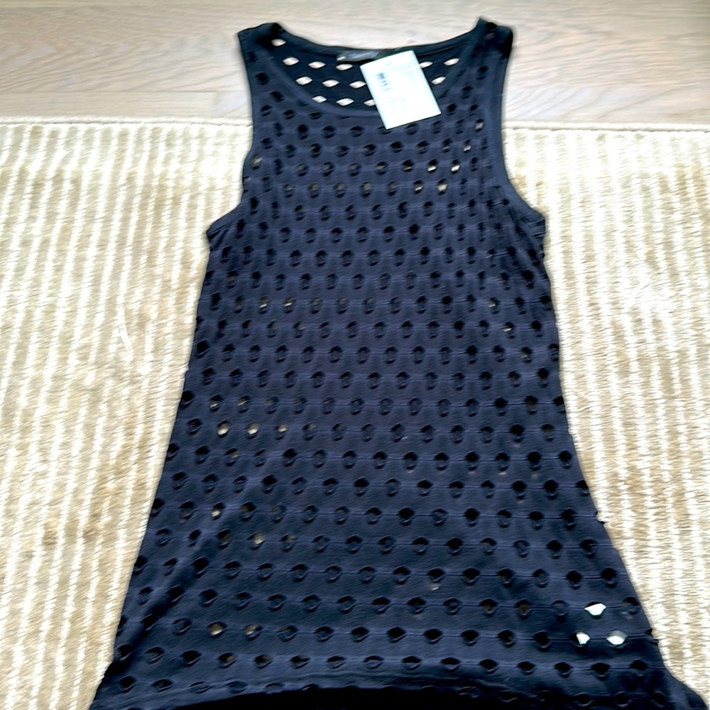 NWT perforated black tank